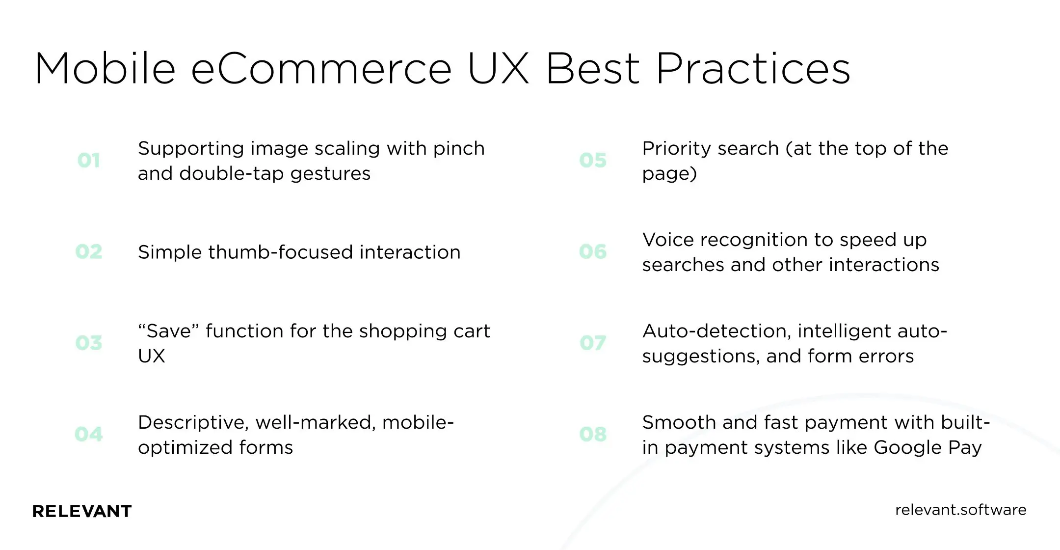 Mobile eCommerce UX Best Practices