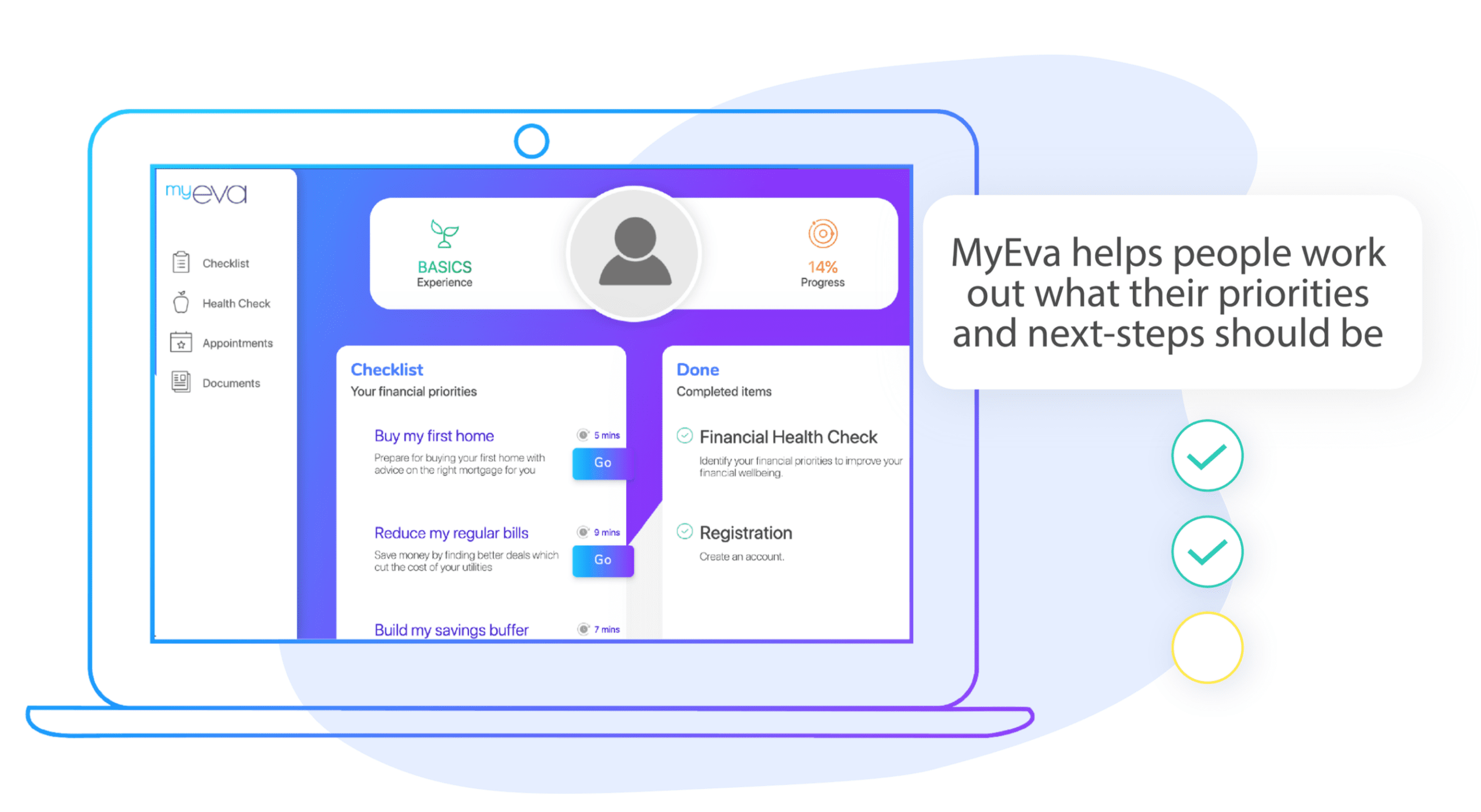 develop chatbot advisors like myeva