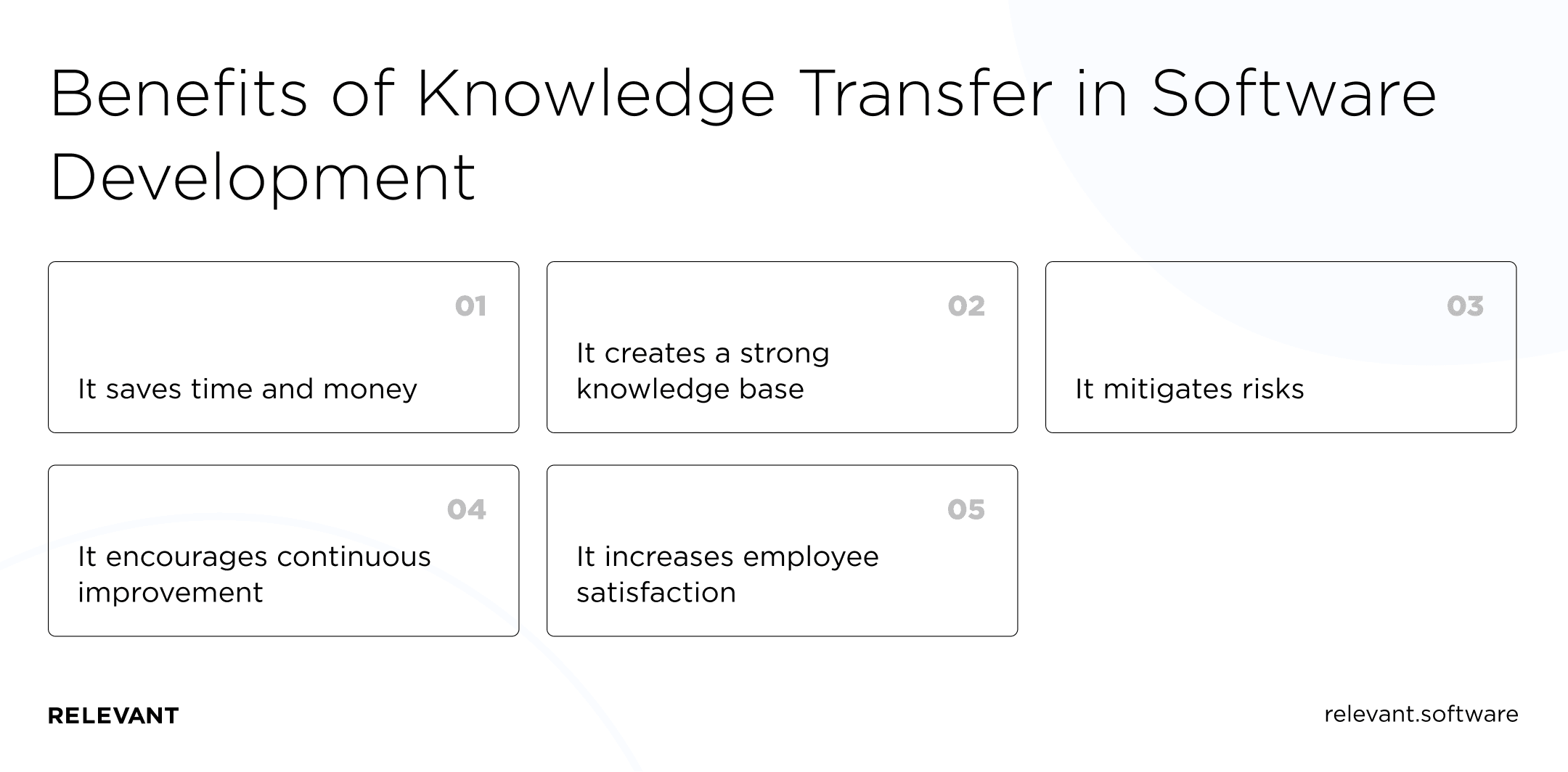 Benefits of Knowledge Transfer in Software Development