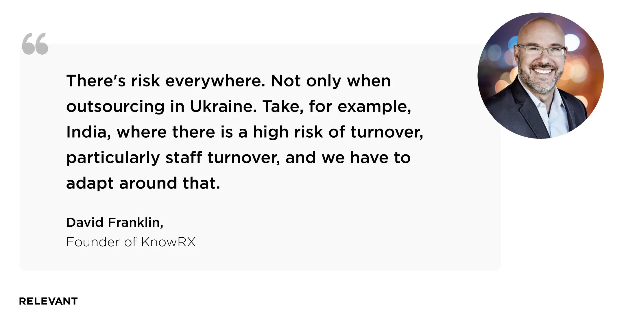 David Franklin, founder of KnowRX