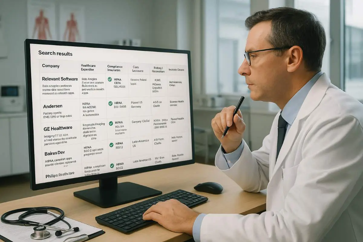 Top 10 Healthcare Software Development Companies Transforming Digital Health in 2025