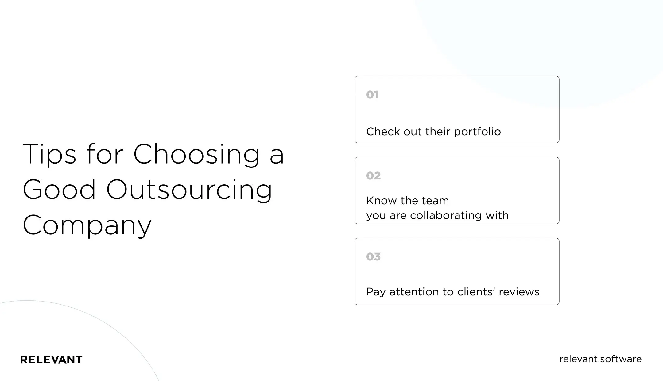 Tips for Choosing a Good Outsourcing Company