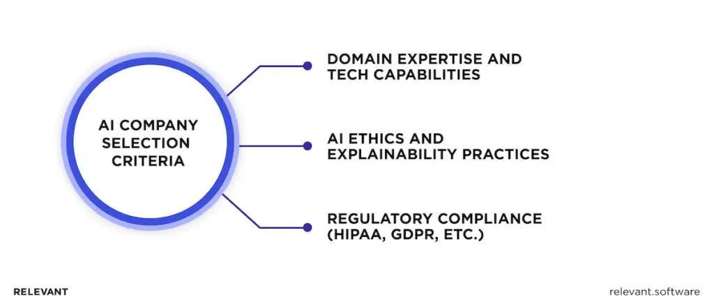 AI company selection criteria