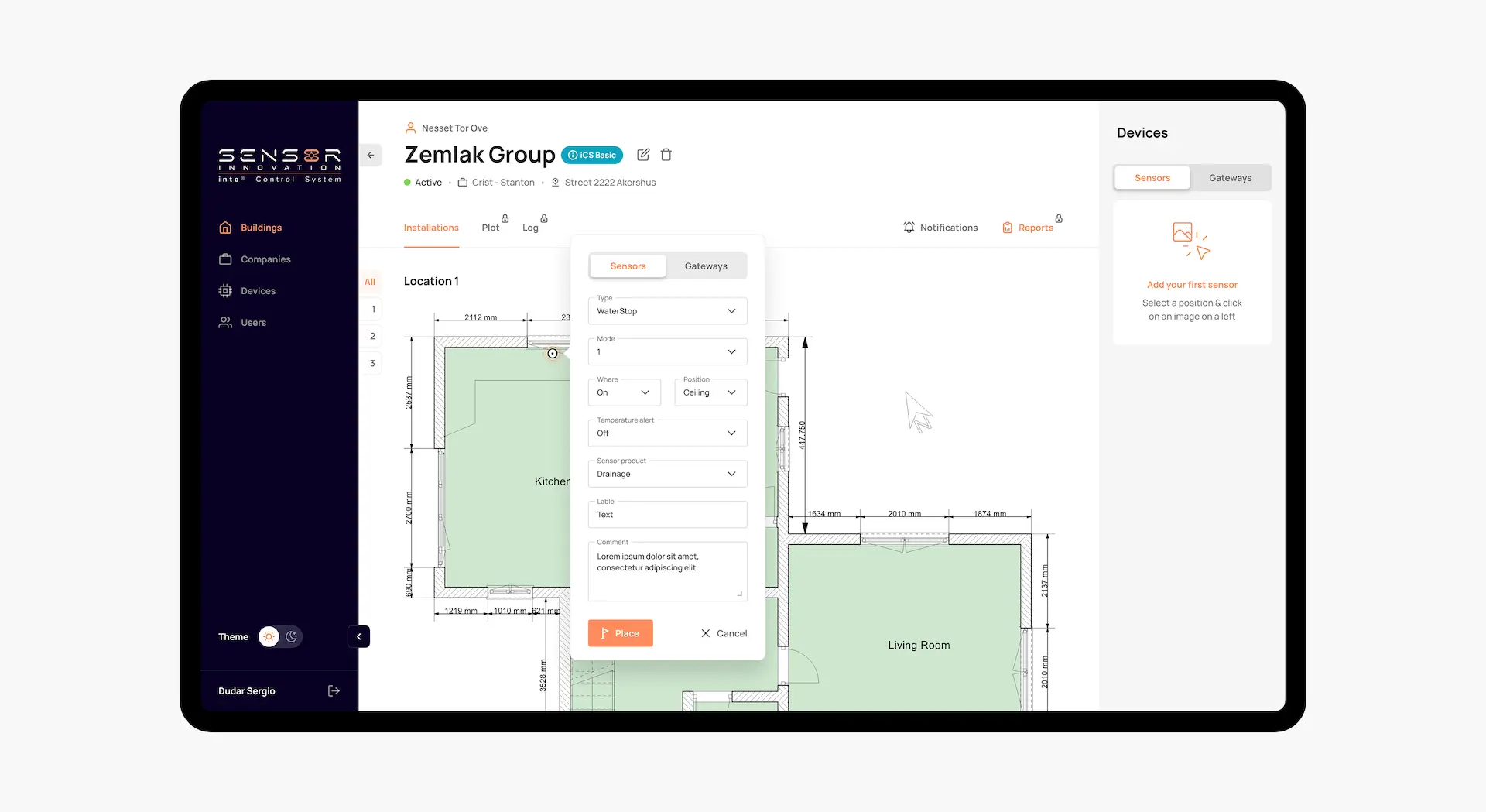 interactive-building-maps-for-sensor-management