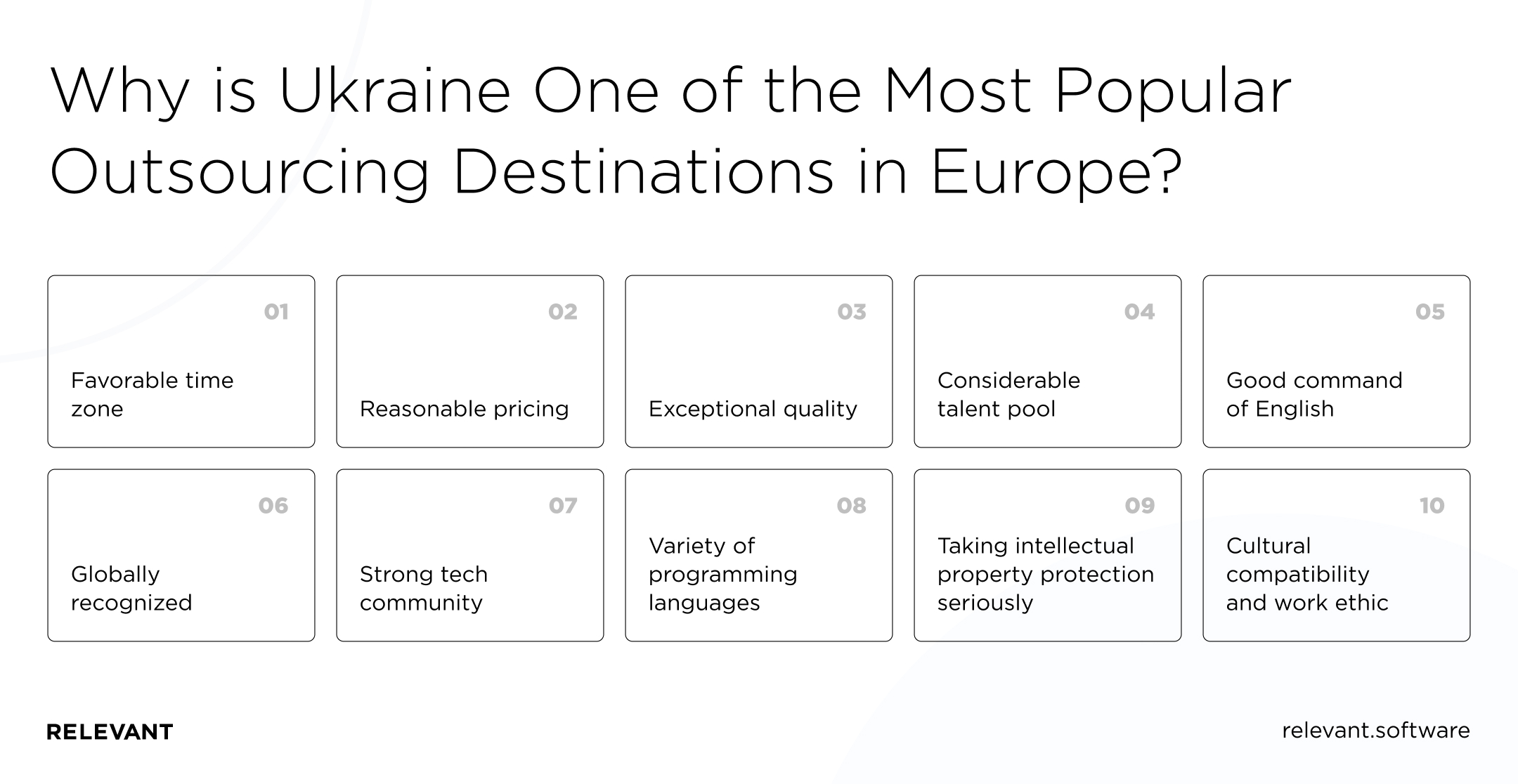 reasons of outsourcing to Ukraine