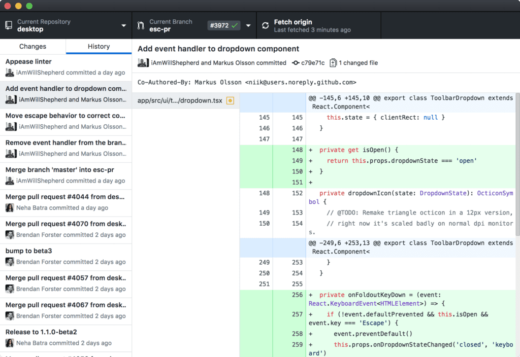GitHub Desktop - 10 best collaboration tools for effective work with your remote product development team