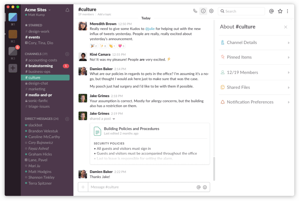 Slack - 10 best collaboration tools for effective work with your remote product development team