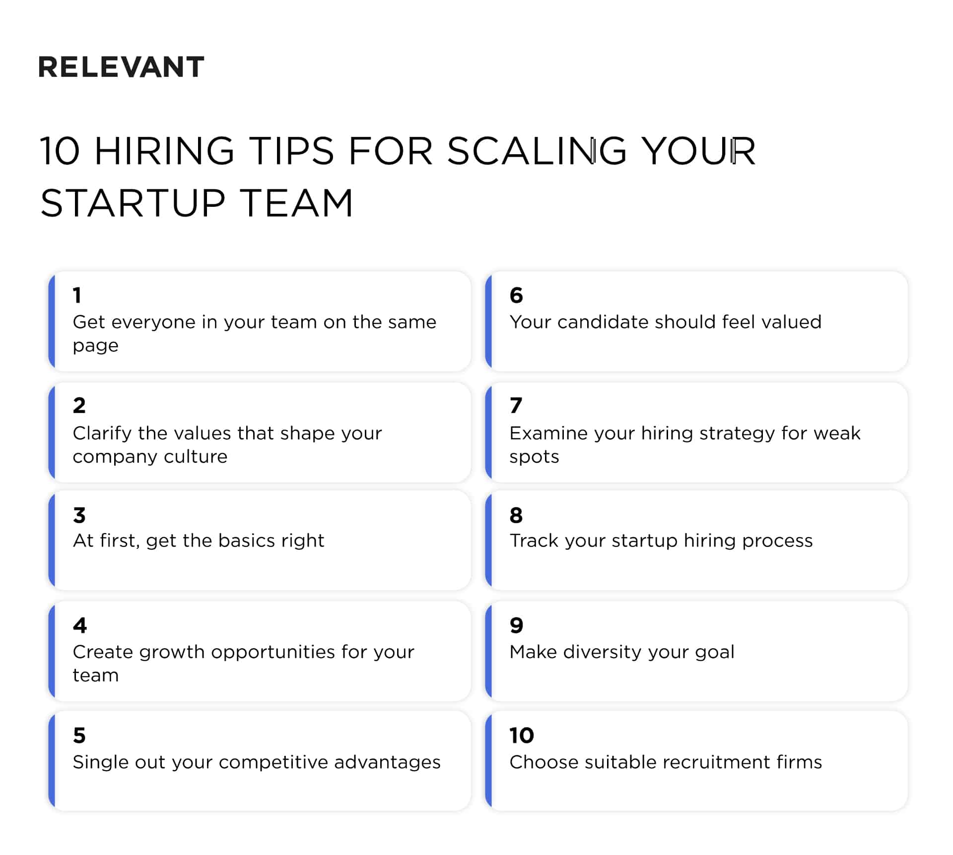 Early-stage Startup Hiring Tips for startups