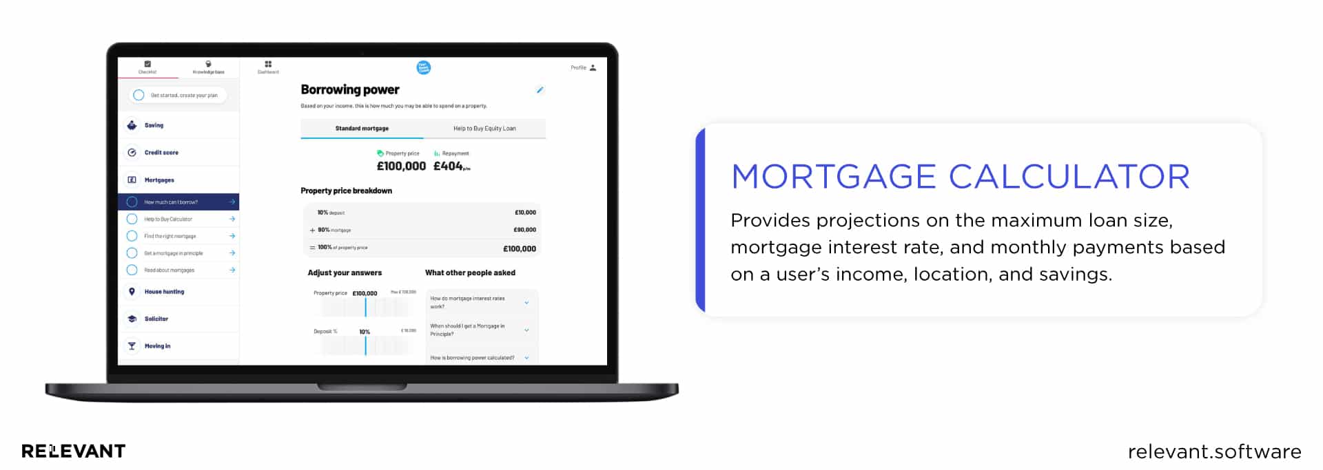mortgage calculator in mortgage app