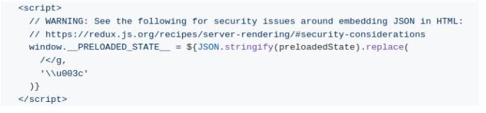 React apps use Redux for app state management