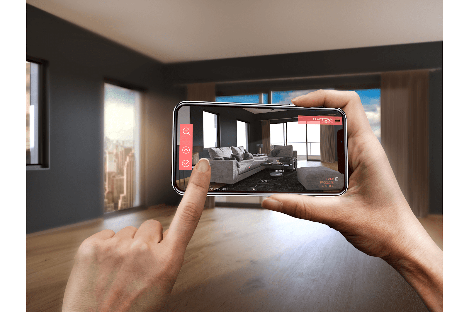 augmented and virtual reality example of app design