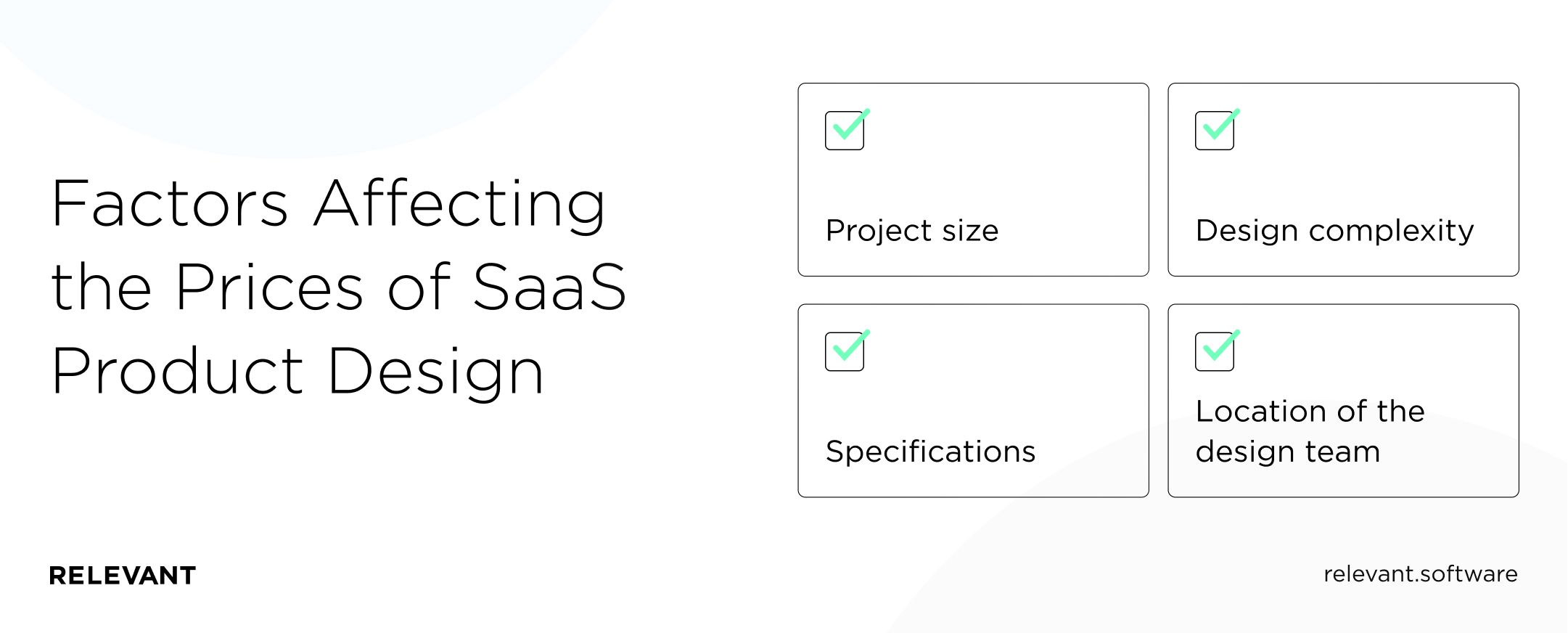 Factors Affecting the Prices of SaaS Design