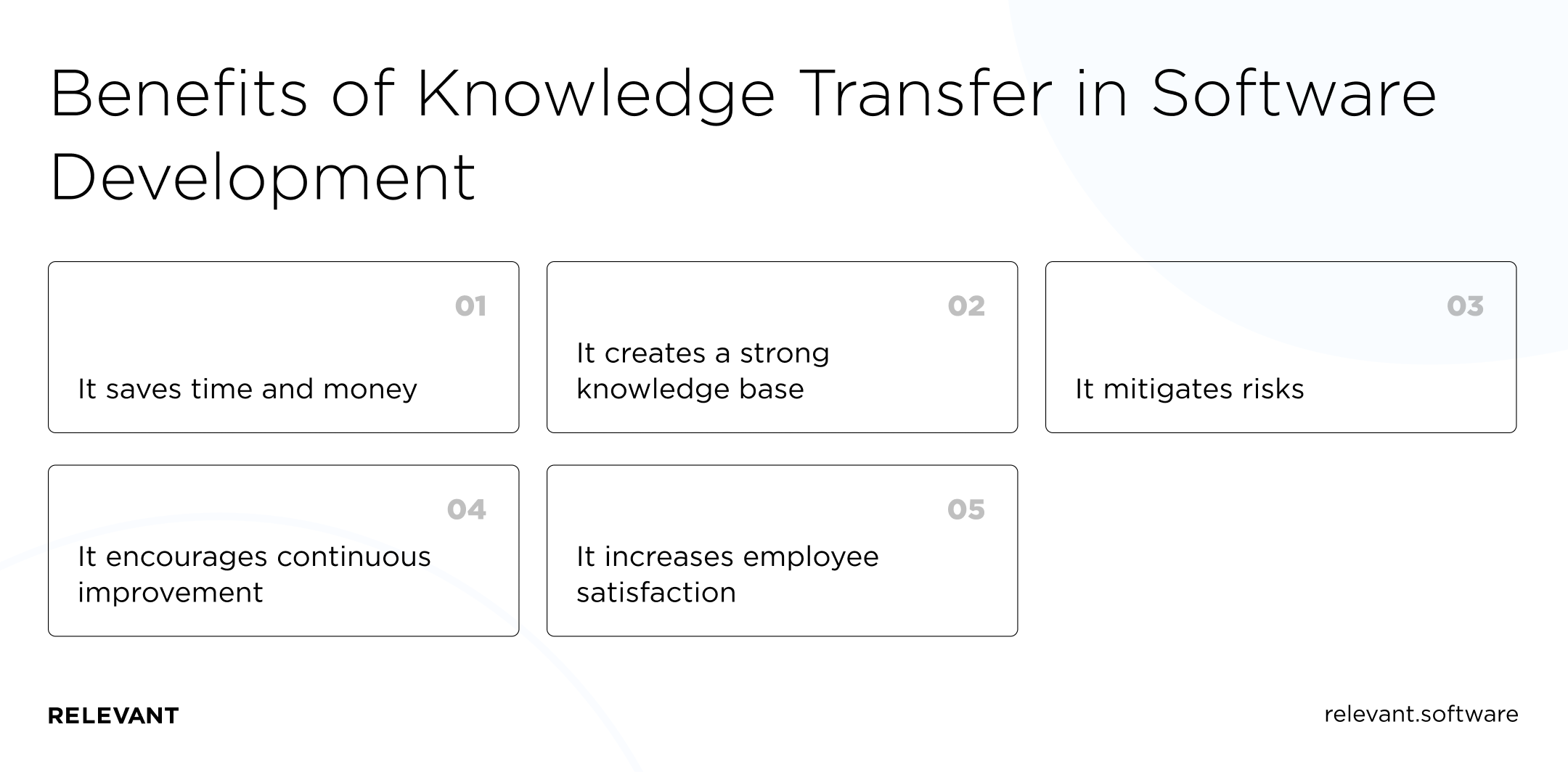 Benefits of Knowledge Transfer in Software Development