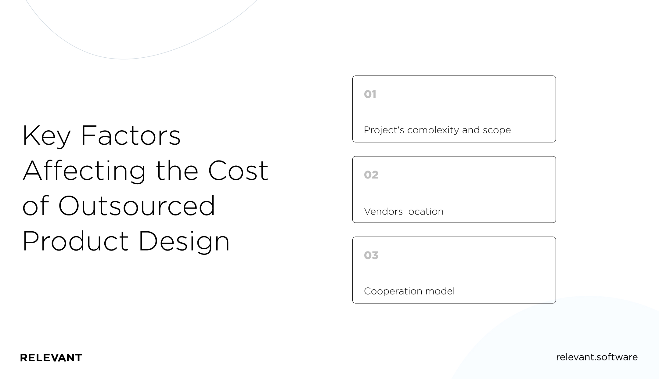 Key Factors Affecting the Cost of Outsourced Product Design