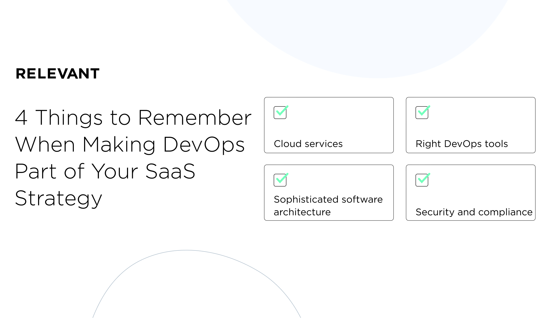 4 Things to Remember When Making DevOps Part of Your SaaS Strategy