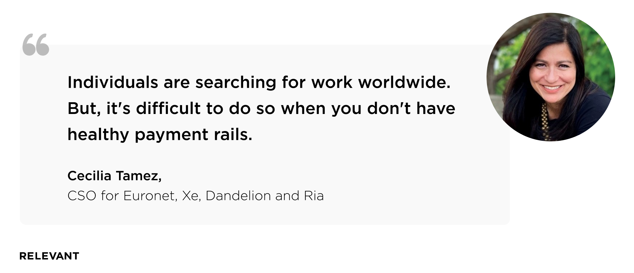 individuals are searching for work worldwide. But, it's difficult to do so when you don't have healthy payment rails