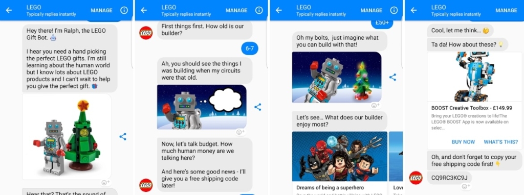 Chatbot Marketing Examples