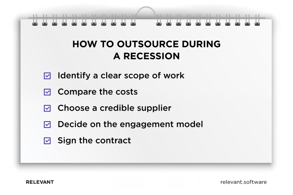 outsourcing during a recession 
