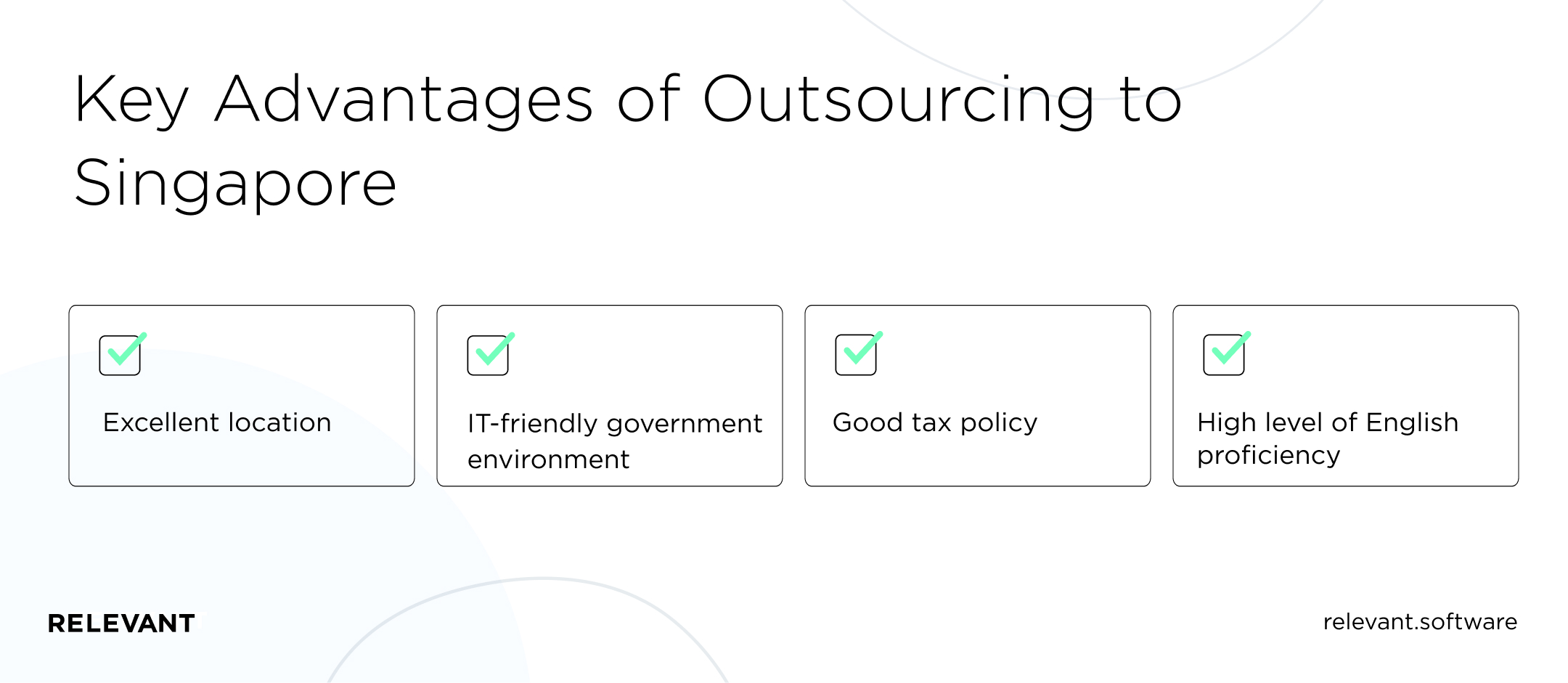 Advantages of outsourcing to Singapore