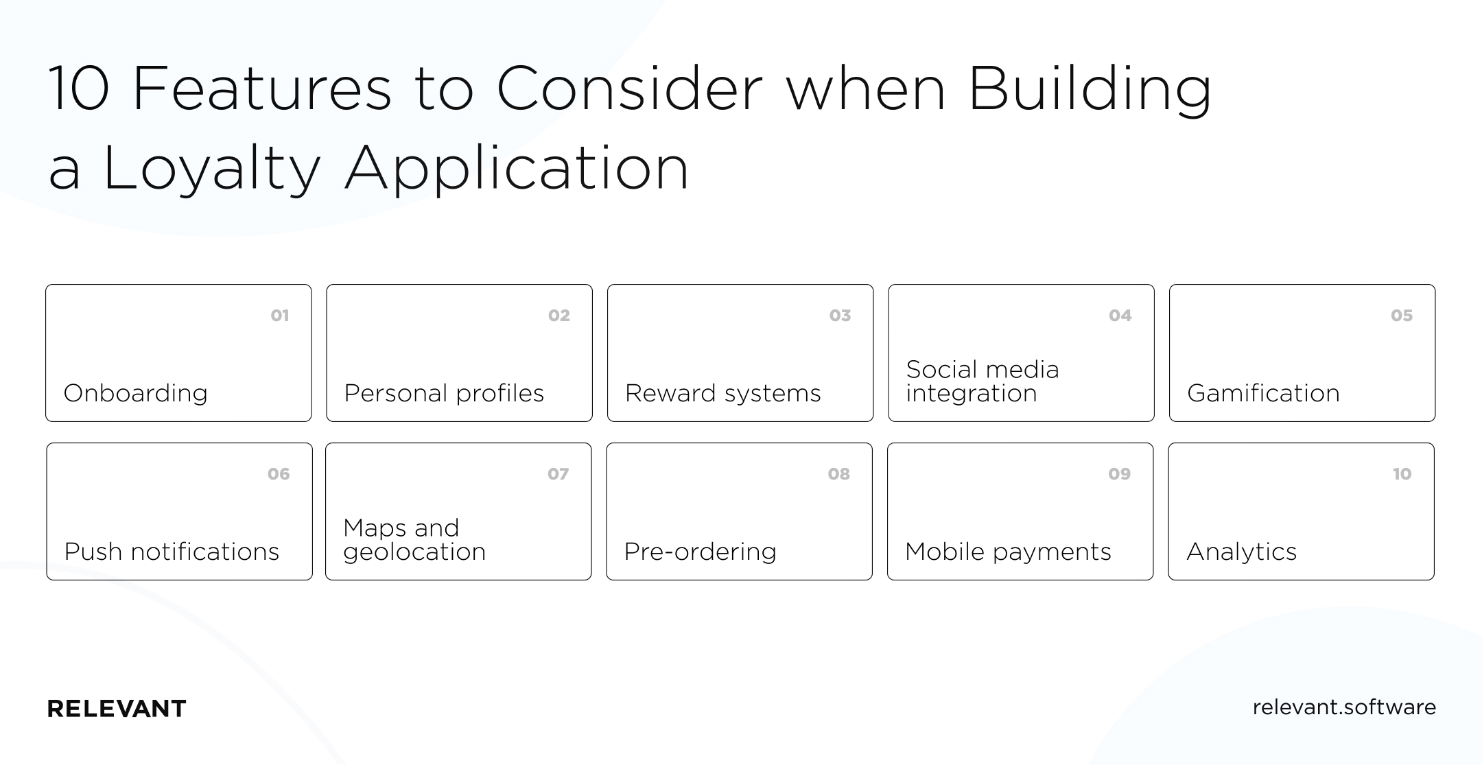 10 Features to Consider when Building a Loyalty Application