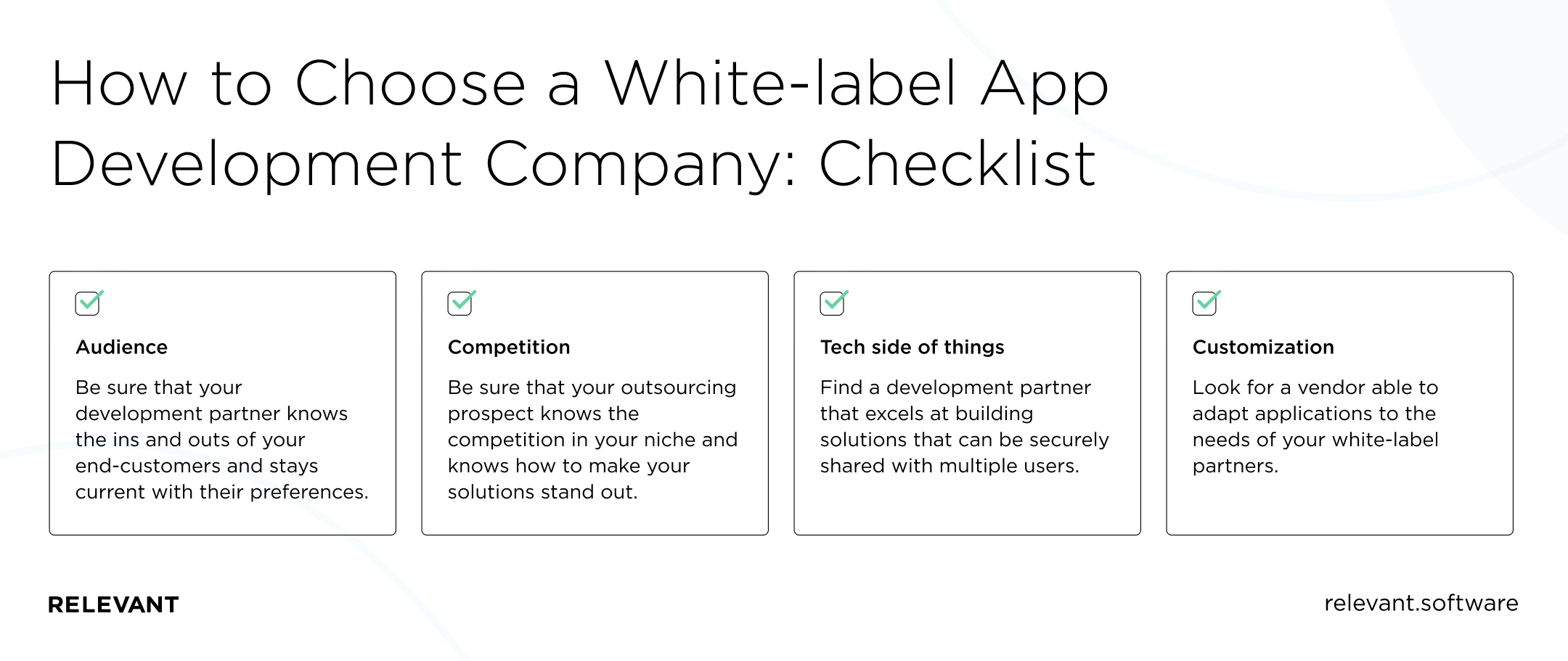How to Choose a White label App Development Company: Сhecklist