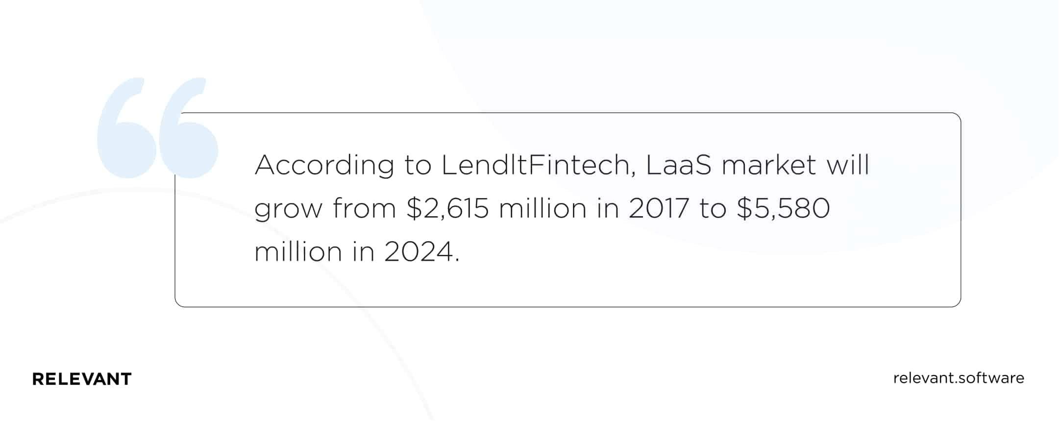 LaaS market, which is one of the newest fields in alternative financing, is projected to grow from 